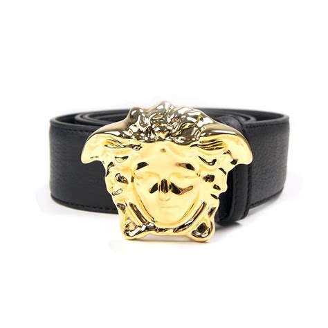 versace big medusa head belt|Versace Medusa belt all black.